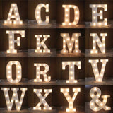 LED Alphabet Light