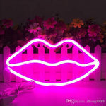 Lips Neon Light