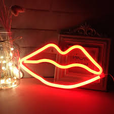 Lips Neon Light