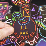 Neon Light Stickers