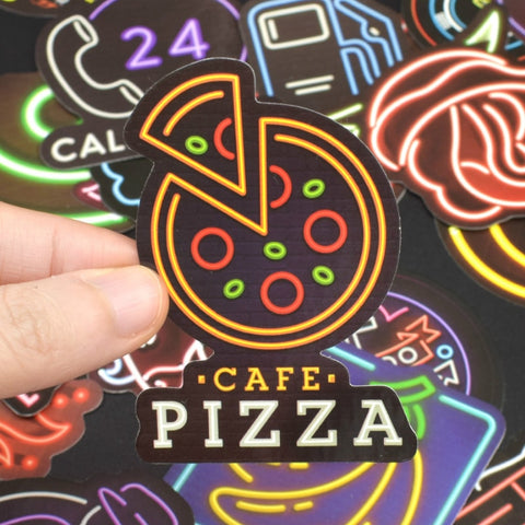 Neon Light Stickers