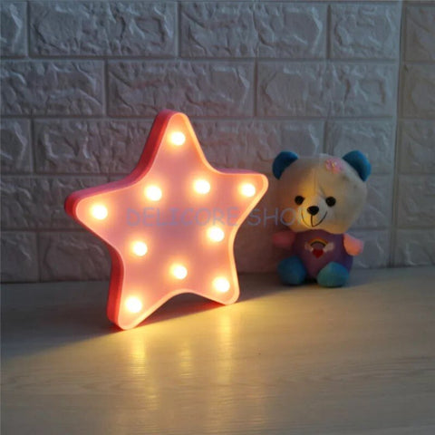 LED Star Table Night Light