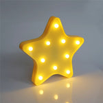 LED Star Table Night Light