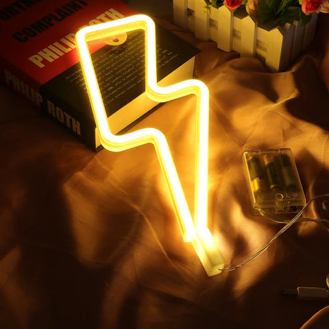 Neon Lightening Sign