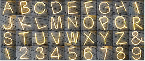 Alphabet Neon Light