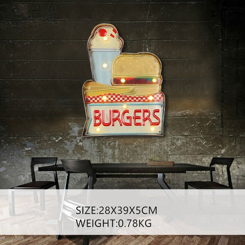 BURGERS LED Light