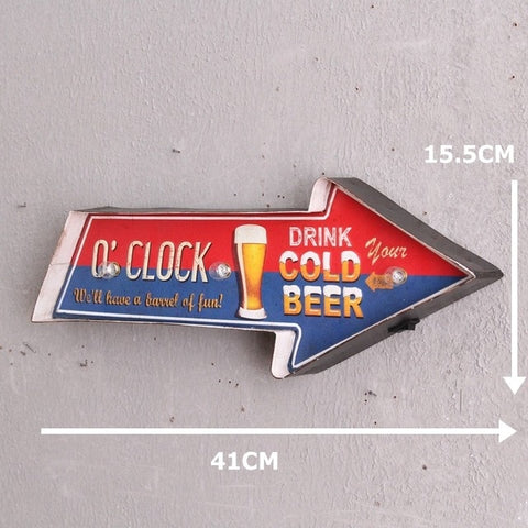 Drink Cold Beer LED LIght