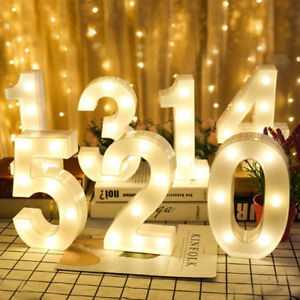 LED Numbers Light